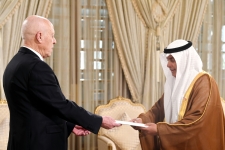 رئيس الجمهورية يتسلّم أوراق اعتماد سفير البحرين