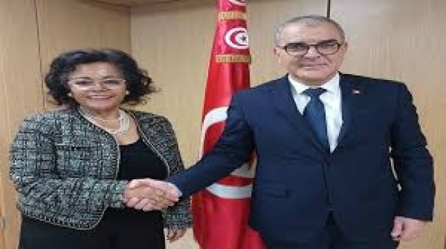 وزير الإقتصاد يجتمع بالمديرة التنفيذية لوكالة الإتحاد الافريقي للتنمية
