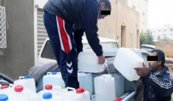 انتبه من المياه المحملة في الشاحنات