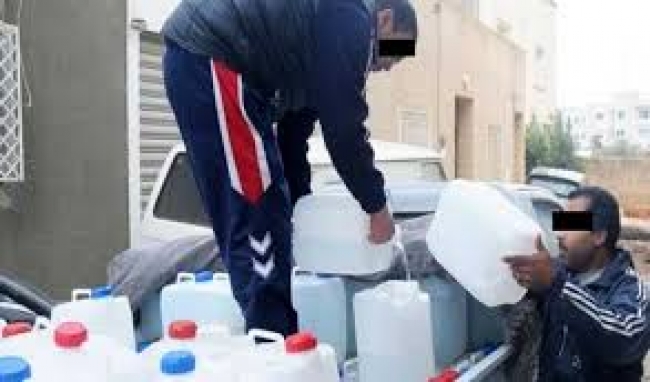 انتبه من المياه المحملة في الشاحنات