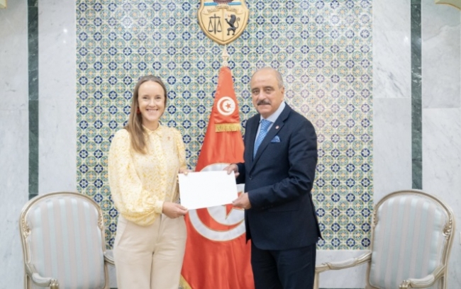 أول سفيرة فوق العادة ومفوّضة لمملكة الدنمارك مُقيمة بتونس