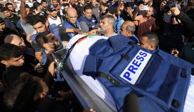 قطاع غــ.ــزة: ارتفاع عدد الشهداء الصحفيين إلى 247 شهيدا