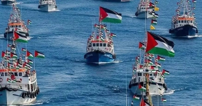 مساء اليوم: أسطول الصمود الإسباني يصل مياه تونس