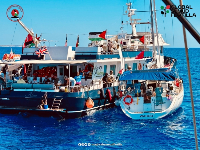 البحرية الإيطالية تنسحب من مرافقة أسطول الصمود مع تزايد خطر الهجوم الإسرائيلي