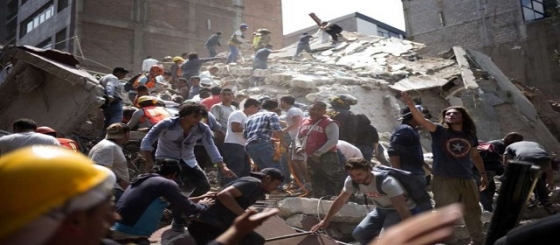 المكسيك :  زلزال قوي يضرب وسط البلاد يخالف 226 قتيلاً 