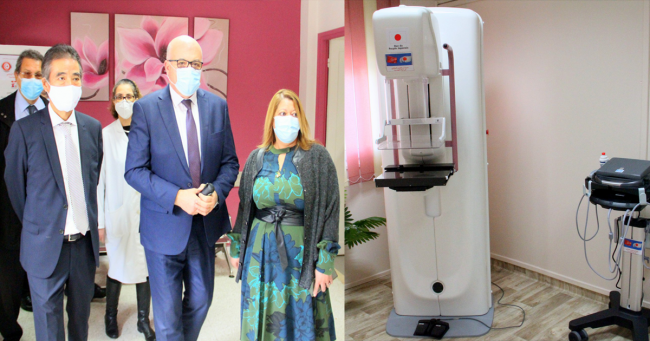 الملاسين : تركيز آلة تقصي سرطان الثدي بمركز رعاية الأم والطفل بإشراف وزير الصحة
